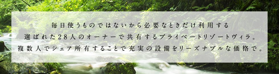 毎日使うものではないから必要なときだけ利用する